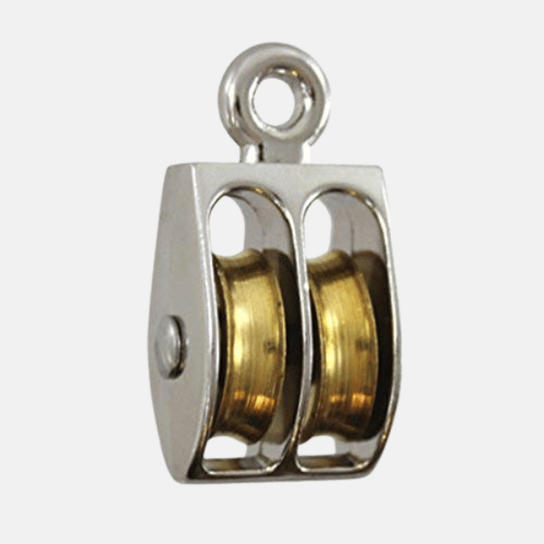 Brass Double Pully