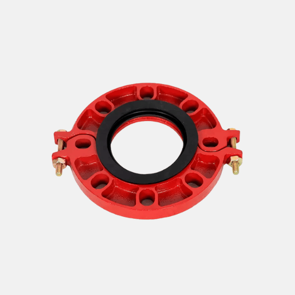 Grooved flange