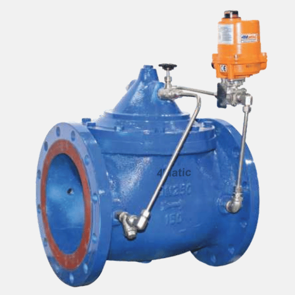 Electric actuator operated smart control valve